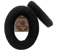 Misodiko Kit de Housse de Coussin de Rechange pour Casque Sennheiser HD598 HD595 HD558 HD555 HD518 HD515 - Pièces de réparation pour écouteurs avec Bandeau en Velours Noir