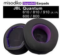 Misodiko - oreillettes de remplacement améliorées pour casque de jeu JBL Quantum 910/810/610/600/800 Cooling Gel