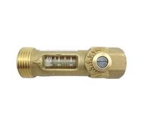 MISOL 1 pcs of Brass Flow Meter Balancing Valve flow sensor/Capteur de débit Débitmètre Robinet d'équilibrage