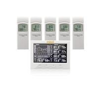 MISOL Wireless Weather Station with 5 sensors, 5 Channels, Color Screen, Data Logger, Connect to PC/Stazione meteorologica Wireless Con 5 sensori, 5 canali, schermo a Colori, Data Logger