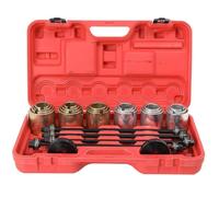Misorat 26pcs Voiture Colle Manchon Outil de Remplacement Pont arrière Bras pendulaire Douille Outil de démontage Bras inférieur Colle Manchon de Fer démontage,A