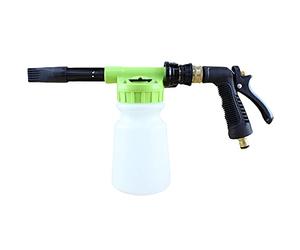 MISOYE Canon À Mousse Lance en Mousse Basse Pression Colorée PA Pistolet À Mousse Automatique Réglable Amovible pour Gobelet Mousse 1L Robinet Domestique Grande Capacité 42x8x21cm Cute