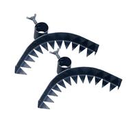 misppro 2 x binettes à main en métal multifonctionnelles pour le jardinage et l'élimination des mauvaises herbes dans la cour