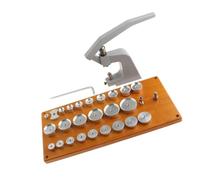 misppro 5500A Kit d'outils professionnels pour réparation et fermeture de boîtier de montre avec 25 matrices