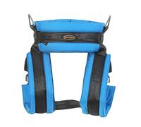 misppro Harnais de trampoline en nylon pour adultes et enfants - Bleu S - Équipement de sécurité réglable avec libération rapide pour trampoline élastique