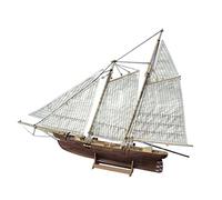 misppro Kit de maquette de voilier en bois Racing Yacht America Puzzle 3D pour enfants et adultes