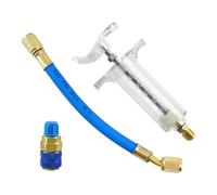 misppro Kit d'injecteurs de teinture à l'huile - Capacité de 35 ml - Avec coupleur rapide SAE 1/4 pour systèmes AC automobiles et domestiques