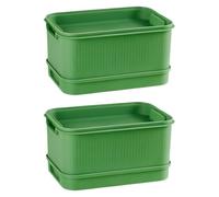misppro Lot de 2 plateaux de germination pour germination, mini serre, kit de démarrage de semences multifonctionnel, gain de place