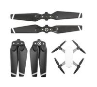 misppro Lot de 4 hélices de rechange pour drone DJI Spark Gris