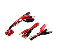 misppro Lot de câbles connecteur T fiche vers banane pour chargeur IMAX B6 B6AC Charge rapide