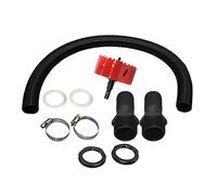 misppro Raccord de tuyau d'arrosage portable léger pour camping, activités de plein air, ferme, maison, jardin - 3,8 cm avec cône