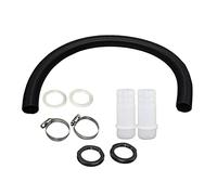 misppro Raccord de tuyau de pluie léger et portable pour camping, activités de plein air, ferme, maison, jardin - 3,2 cm sans cône