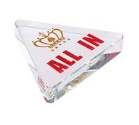 misppro Texas Hold'em Jeu de cartes Poker All in Chip Bouton pour accessoire de tournoi