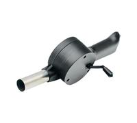 misppro Ventilateur de barbecue portable à manivelle léger pour feu de camp, pique-nique, cuisine en plein air