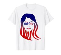 Miss America Le 4 Juillet T-Shirt Graphique avec Valeur