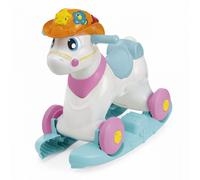 Chicco Cheval à bascule pour enfants Miss Baby Rodeo, jeu éducatif et interactif, cheval à chevaucher fille avec effets sonores, max 25 kg, jeux pour enfants 1-3 Ann