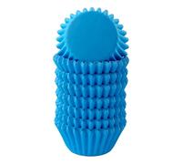 Miss Bakery's House® Lot de 200 mini moules à muffins standard - Ø 32 mm x 20 mm - Bleu clair - En papier - Cupcakes, muffins et chocolats