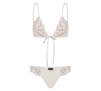 Miss Bikini - Haut Triangle et Culotte Brésilienne - Femme - Maillots de bain - Beige - Taille: 44 FR