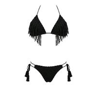 Miss Bikini - Triangle Bikini Set - Femme - Maillots de bain - Noir - Taille: 42 FR