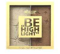 MISS COP - Palette illuminateur duo - Be highlight - 02 or & argent - highlighter poudre - pigments modulable - personnaliable - 7,7gr