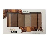 MISS COP - Palette sculpt face - couleur nude claire et foncée - Trace et délimite le visage - Contouring - 28gr