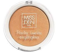 Miss Den - Poudre Lumière Highlighter - Teinte 679 Éclat Doré - Illumine et Redessine les Traits - Texture Soyeuse
