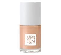MISS DEN Vernis à Ongles Biosourcé Teinte Nude Pêche - Flacon 10 ml - Formule Vegan à 85% d'Ingrédients Naturels - Pinceau Plat pour Application Précise - Made in France - Lot de 3