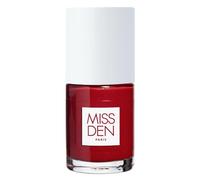 MISS DEN Vernis à Ongles Rouge Fatal Couleur Absolue - Flacon 10 ml - Formule Vegan à 85% d'Ingrédients d'Origine Naturelle - Pinceau Plat pour une Application Précise - Lot de 3