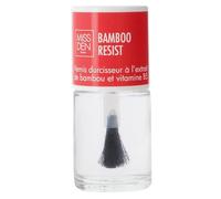 MISS DEN Vernis à Ongles Transparent Fortifiant Bambou Resist - Soin Durcisseur Glossy avec Extrait de Bambou et Vitamine B5, 10 ml - Lot de 3