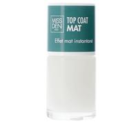 MISS DEN Vernis Top Coat Mat Effet Instantané - Finition Mate - Séchage Rapide - Formule à 84% d'Ingrédients d'Origine Naturelle - Flacon 10mL - Lot de 3