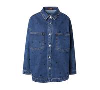 miss goodlife Chemisier 'Hearts' bleu marine / bleu denim, Taille M