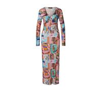 miss goodlife Robe 'Tiger's Dream' bleu / bleu clair / orange / rose, Taille 40