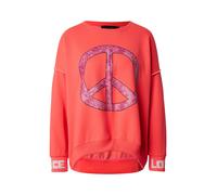 miss goodlife Sweat-shirt 'Peace Love Harmony' rose / rose / framboise / noir, Taille S