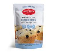 Miss Jones Baking Keto Muffin Mix sans gluten, faible en glucides, sans sucre ajouté, desserts et friandises naturellement sucrés pour diabétiques, atkins, WW et Paleo