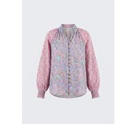 Miss June Chemisier 'Blouse Raquel' rose, Taille S-M
