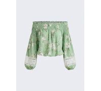 Miss June Haut 'Blouse manches longues Gia' vert, Taille S-M
