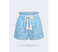 Miss June Pantalon 'Short Ilaria' bleu, Taille 38-40