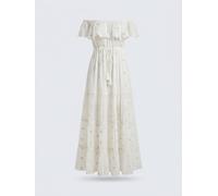 Miss June Robe 'Robe Longue Kate' blanc, Taille 36-38
