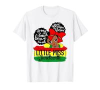 Miss Juneteenth Freedom, petite fille noire américaine africaine T-Shirt
