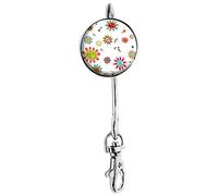 Miss Kha - Accroche-Clés Fleurs Pop