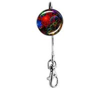 Miss Kha - Accroche-Clés Psychédélique Multicolore