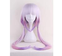 Miss Kobayashi's Dragon Maid Kanna Kamui Synthetic Hair Heat Resistant Cosplay Wig With Double Buns OneSize purpleombrelong