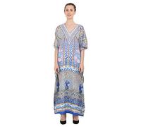 Miss Lavish London Caftan Dress - Caftans pour Femme - Caftan pour Femme Convenant Aux Femmes Adultes de Taille Régulière À Grande, 147-Rose (XXL)