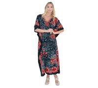 Miss Lavish London Caftans pour Femmes - Caftans élégants pour Femmes, 601-noir, Taille 3XL