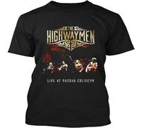 MISS LILLY ATONG The Highwaymen American Country Music Supergroup Band T-Shirt Black 3XL