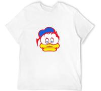 MISS LILLY Barry Sheene Duck Biker Motorbike Motorcycle British Rider White 3XL