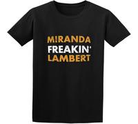 MISS LILLY Best of Miranda Lambert Freakin Cool Trending Country Music T-Shirt Black L