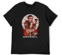 MISS LILLY bnq Threat Level Midnight T Shirt Unisex Men's Fit Casual Graphic Short Sleeve Tops Black M