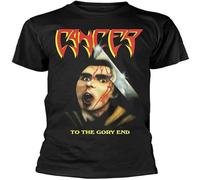 MISS LILLY Cancer 'to The Gory End' T Shirt Black S
