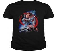 MISS LILLY Chucky Child’ Play 3 Gruesome Finale Horror Killer Halloween Tshirt Men Black L